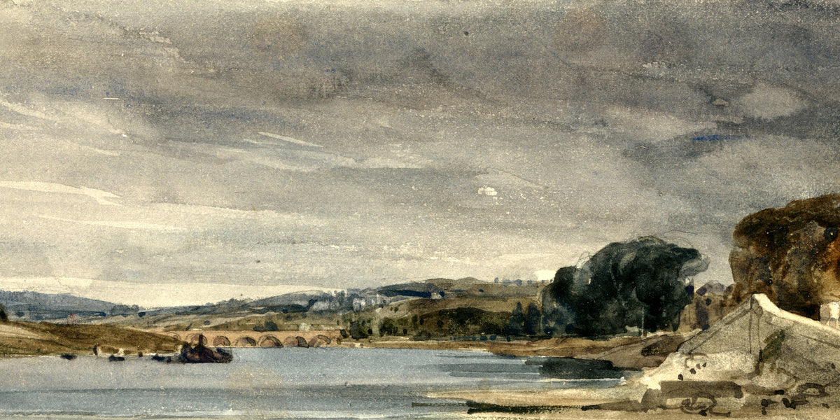 William Callow Print, The Seine at St as an unframed print