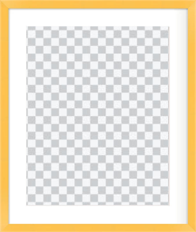 Yellow Frames For Prints - Landscape, Square and Portrait Formats