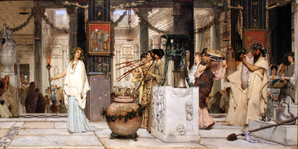 Lawrence Alma-Tadema Romanticism Fine Art Print : Wine Harvest Festival