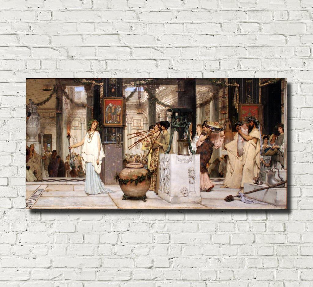 Lawrence Alma-Tadema Romanticism Fine Art Print : Wine Harvest Festival