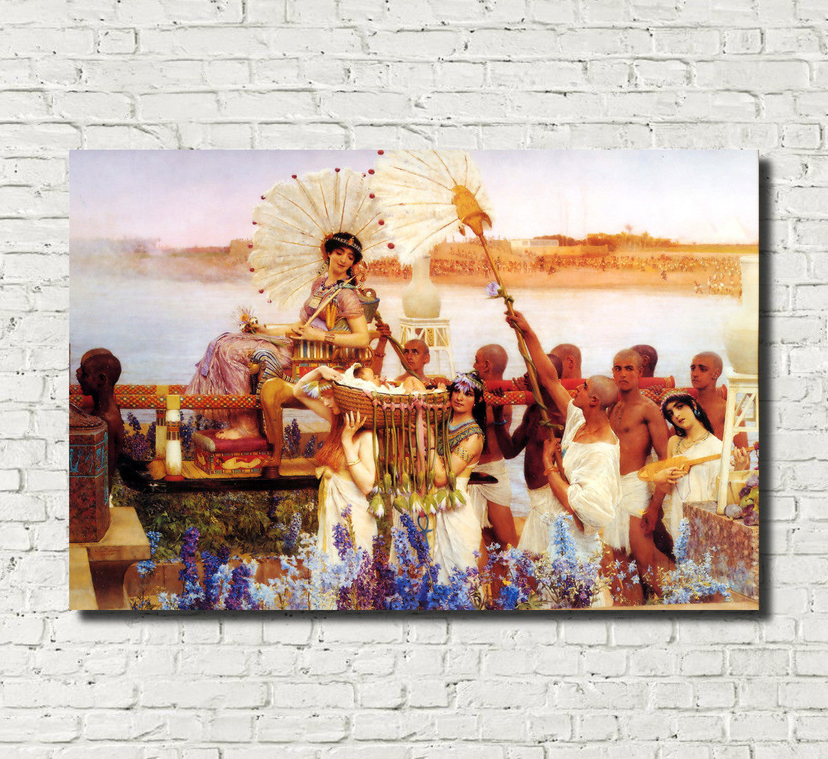 Lawrence Alma-Tadema Romanticism Fine Art Print : Finding of Moses