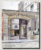Frederic Anatole Houbron Fine Art Print, 27, rue du Petit-Musc. Paris