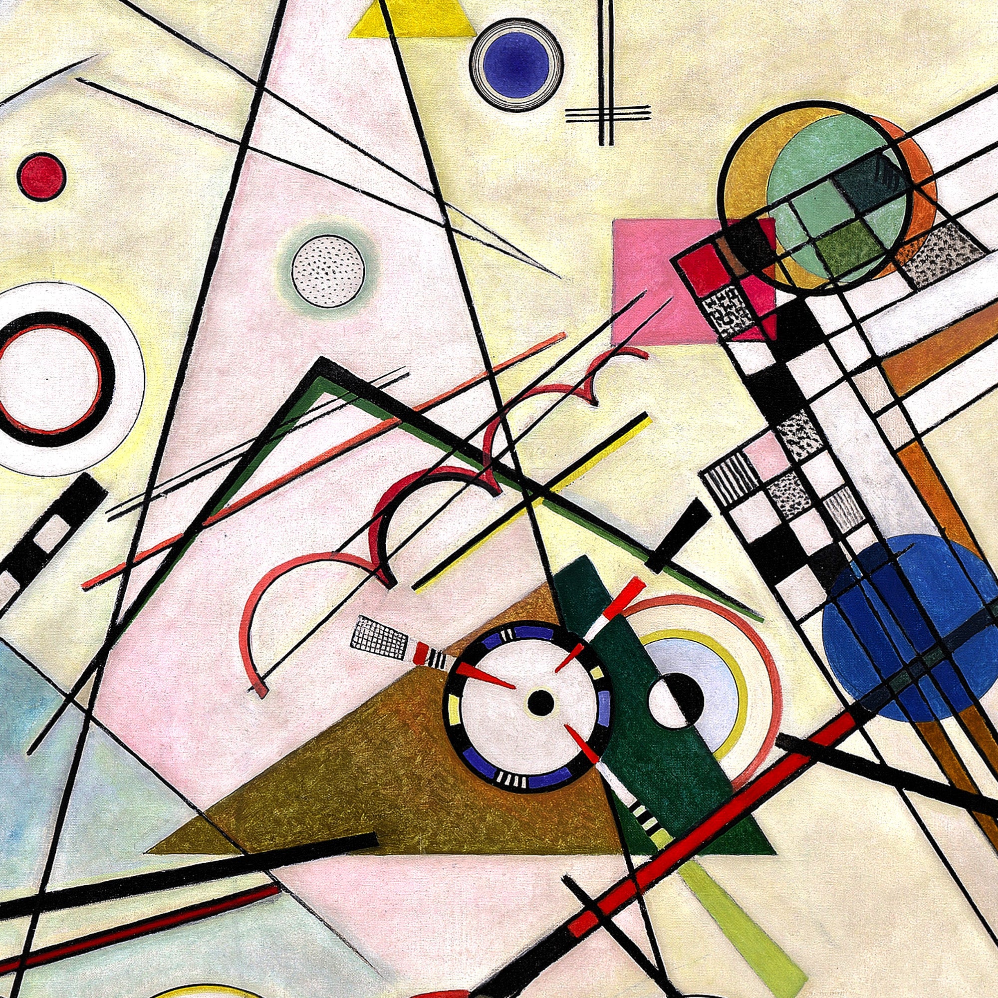 Wassily Kandinsky Fine Art Print, Geometric Abstract