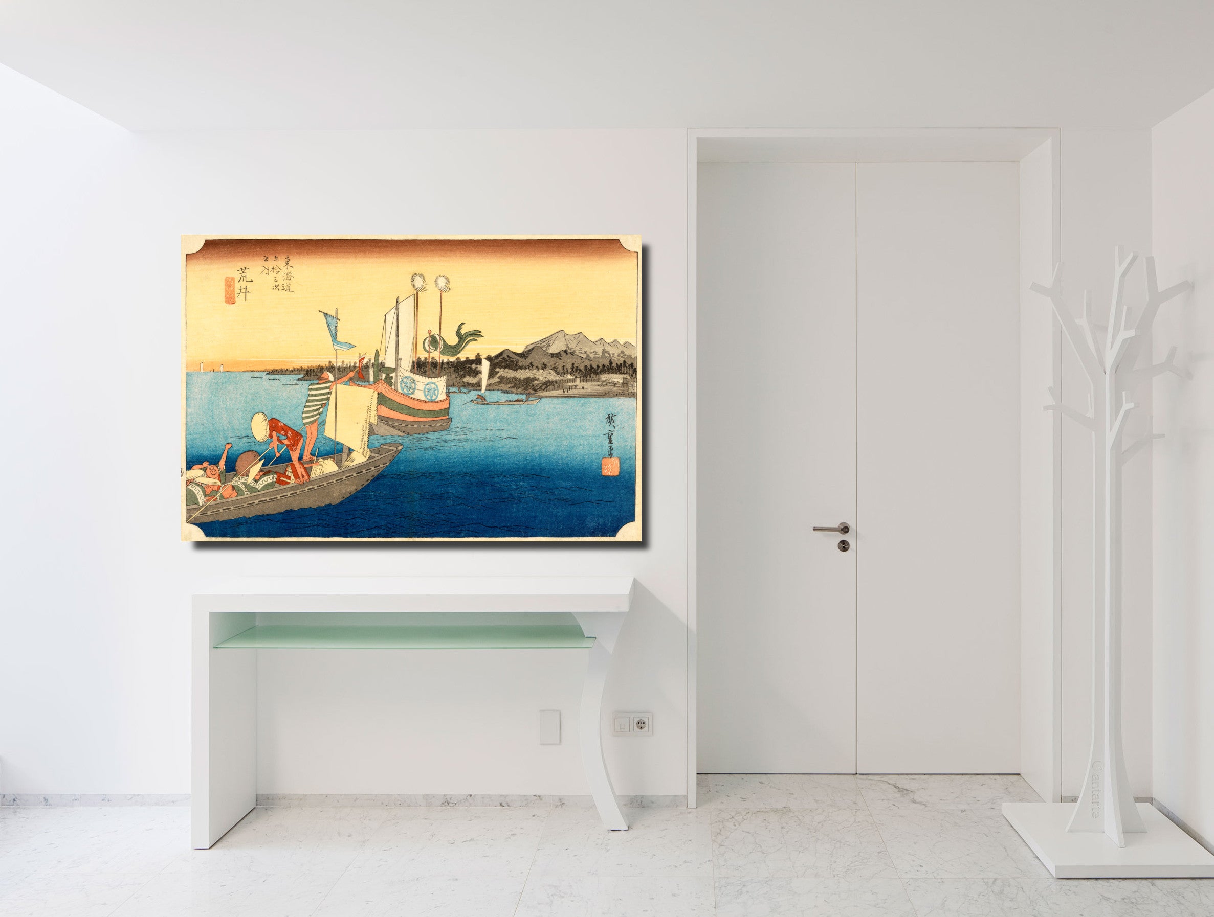 Andō Hiroshige, Japanese Art, 53 Stations Tokaido : Arai