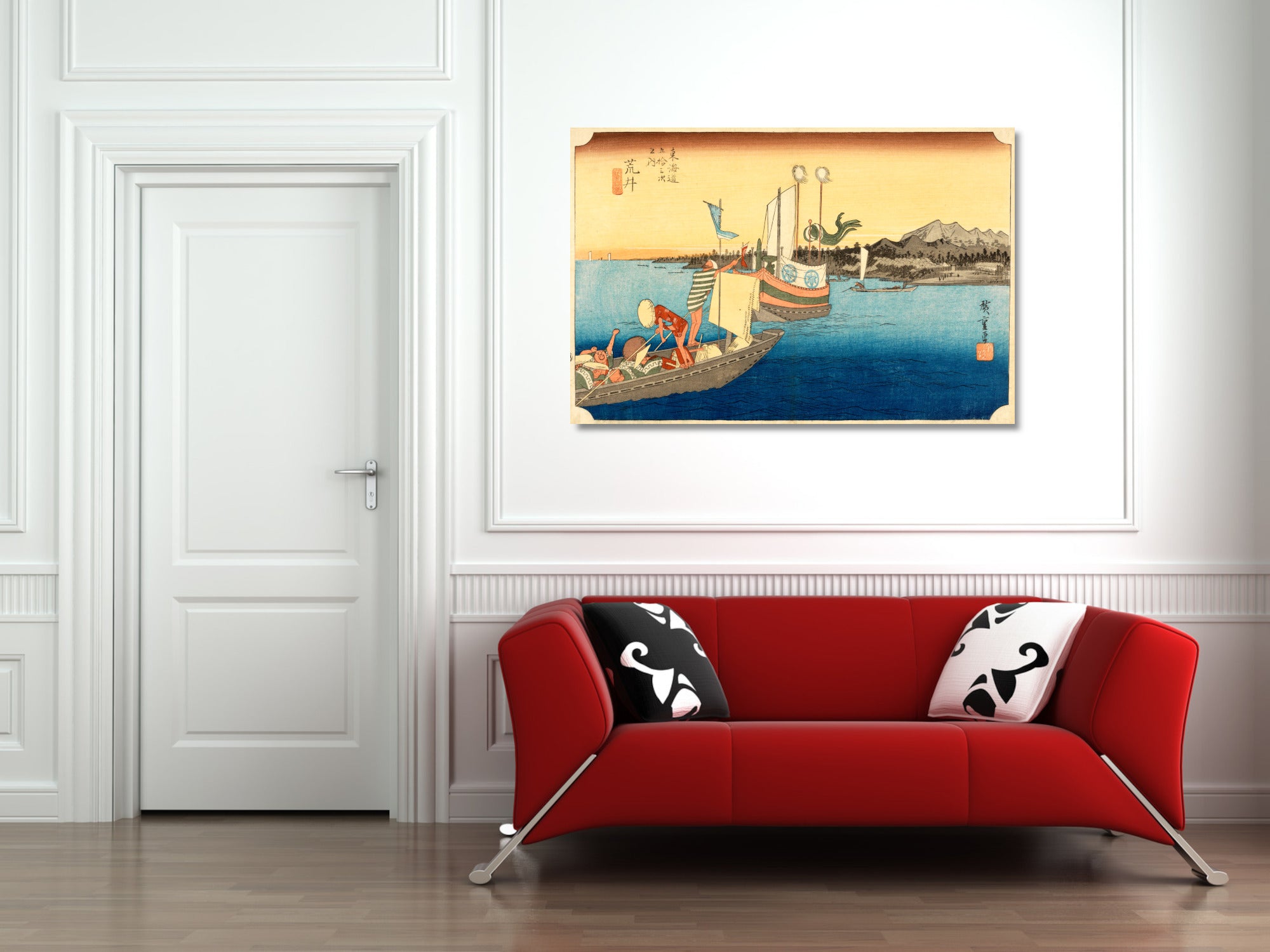 Andō Hiroshige, Japanese Art, 53 Stations Tokaido : Arai