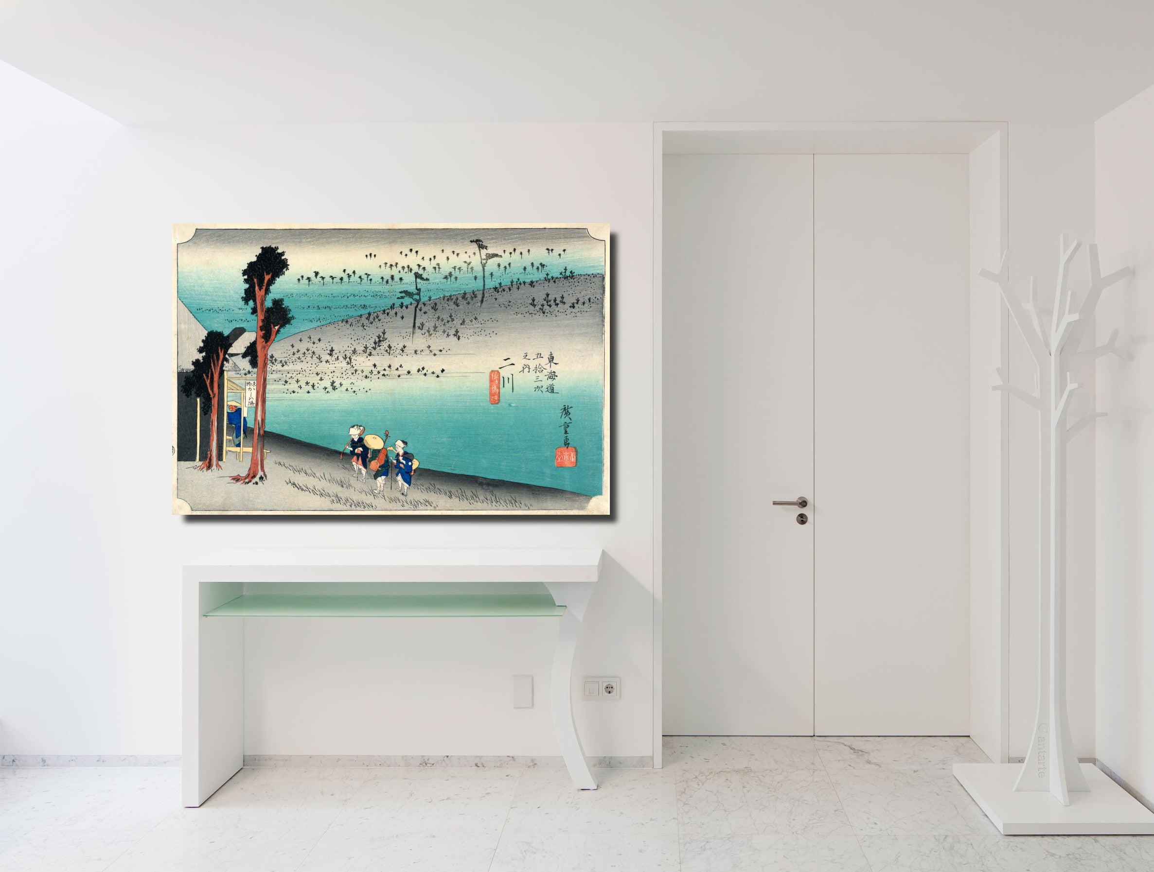 Andō Hiroshige, Japanese Art, 53 Stations Tokaido : Futagawa