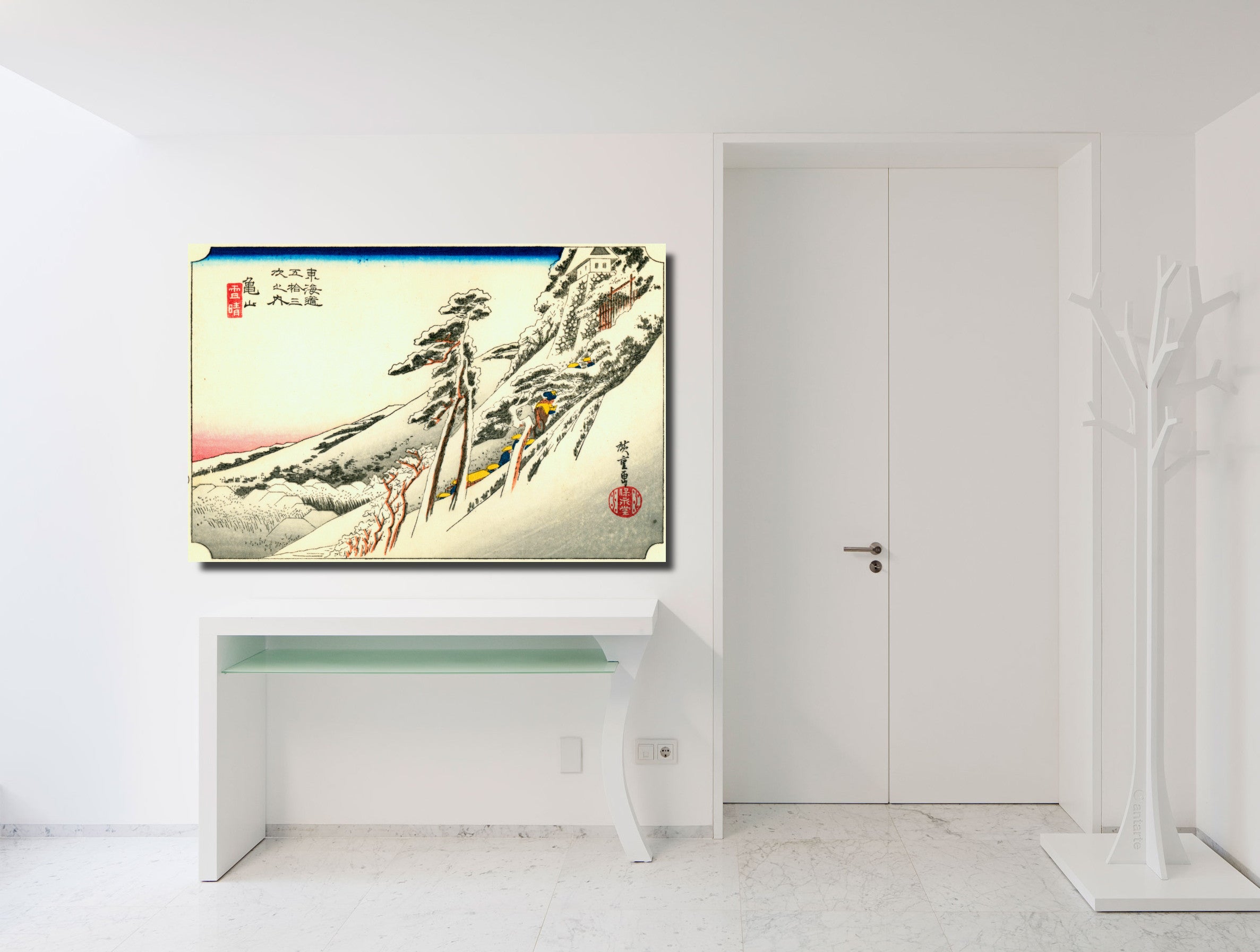 Andō Hiroshige, Japanese Art, 53 Stations Tokaido : Kameyama