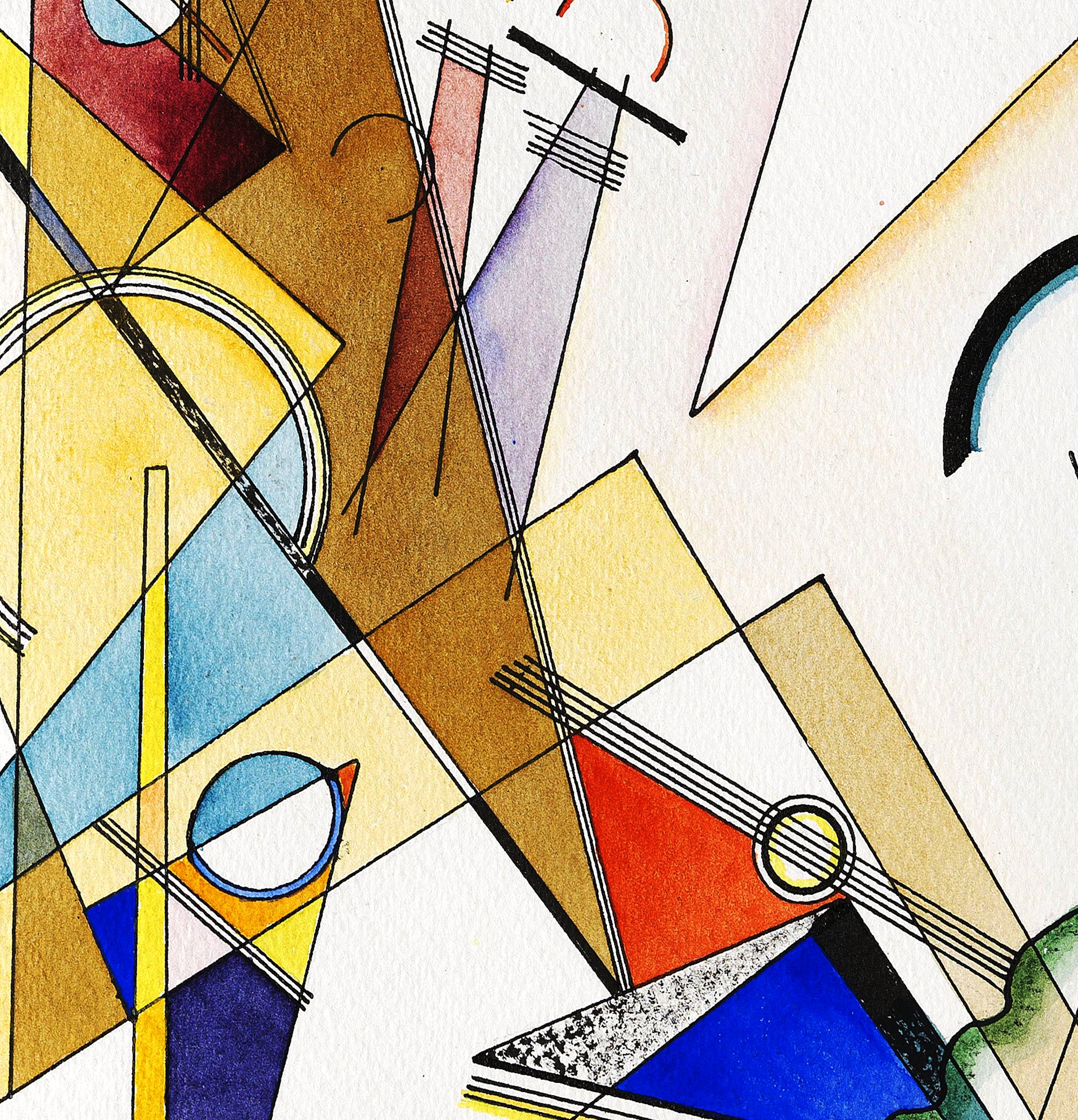 Wassily Kandinsky Fine Art Print, Geometric Abstract