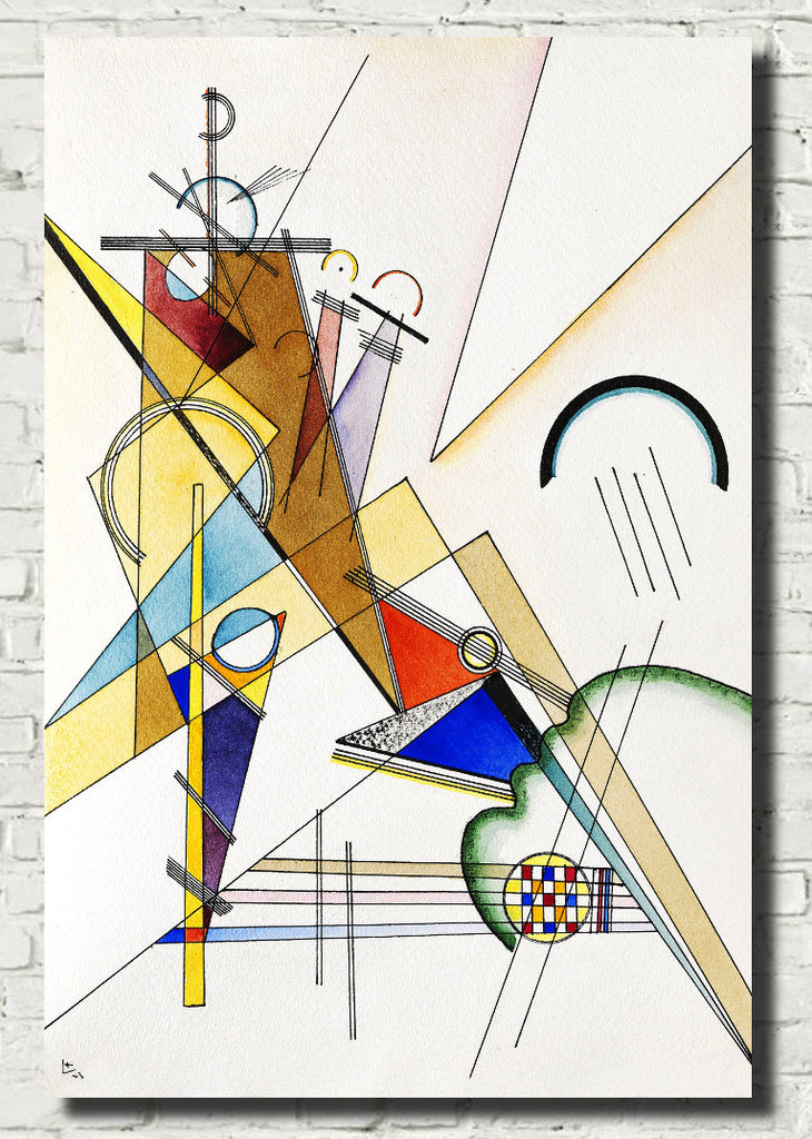 Wassily Kandinsky Fine Art Print, Geometric Abstract