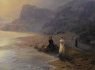Ivan Aivazovsky Fine Art Print, A. S. Pushkin and Countess M. N. Raevskaya by the sea near Gurzuf