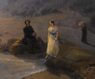 Ivan Aivazovsky Fine Art Print, A. S. Pushkin and Countess M. N. Raevskaya by the sea near Gurzuf