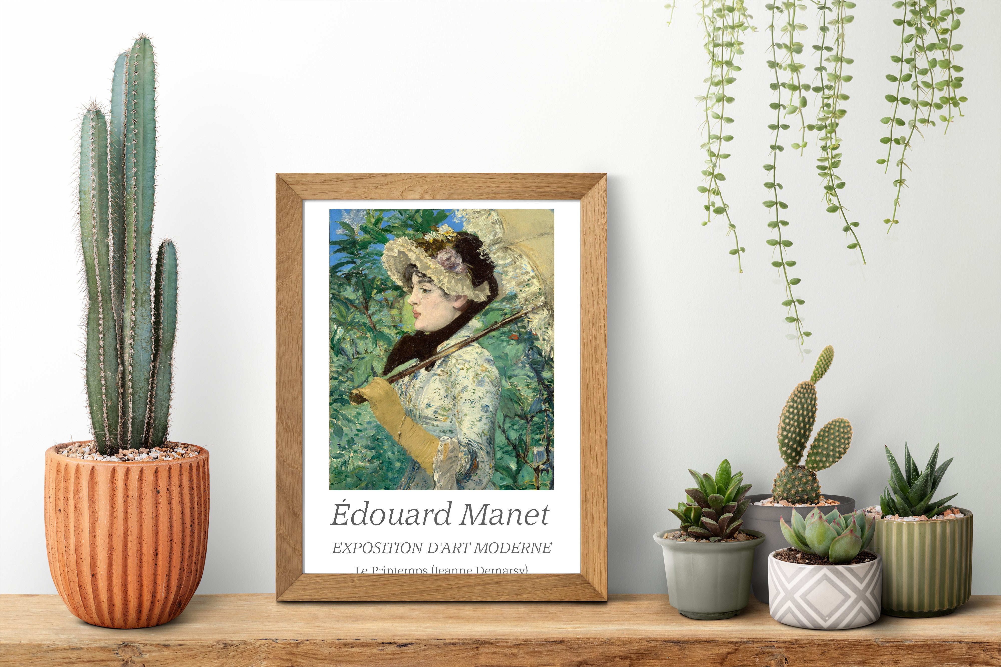 Édouard Manet Exhibition Poster, Le Printemps (Jeanne Demarsy)
