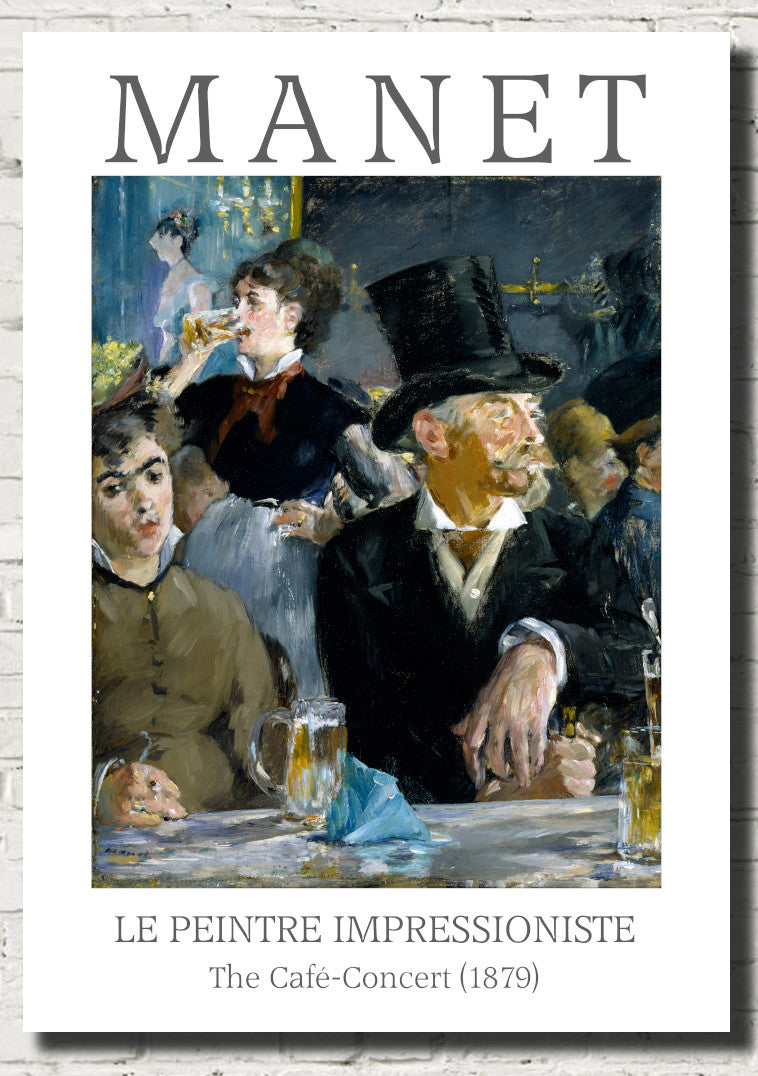 Édouard Manet Exhibition Poster, The Cafe-Concert