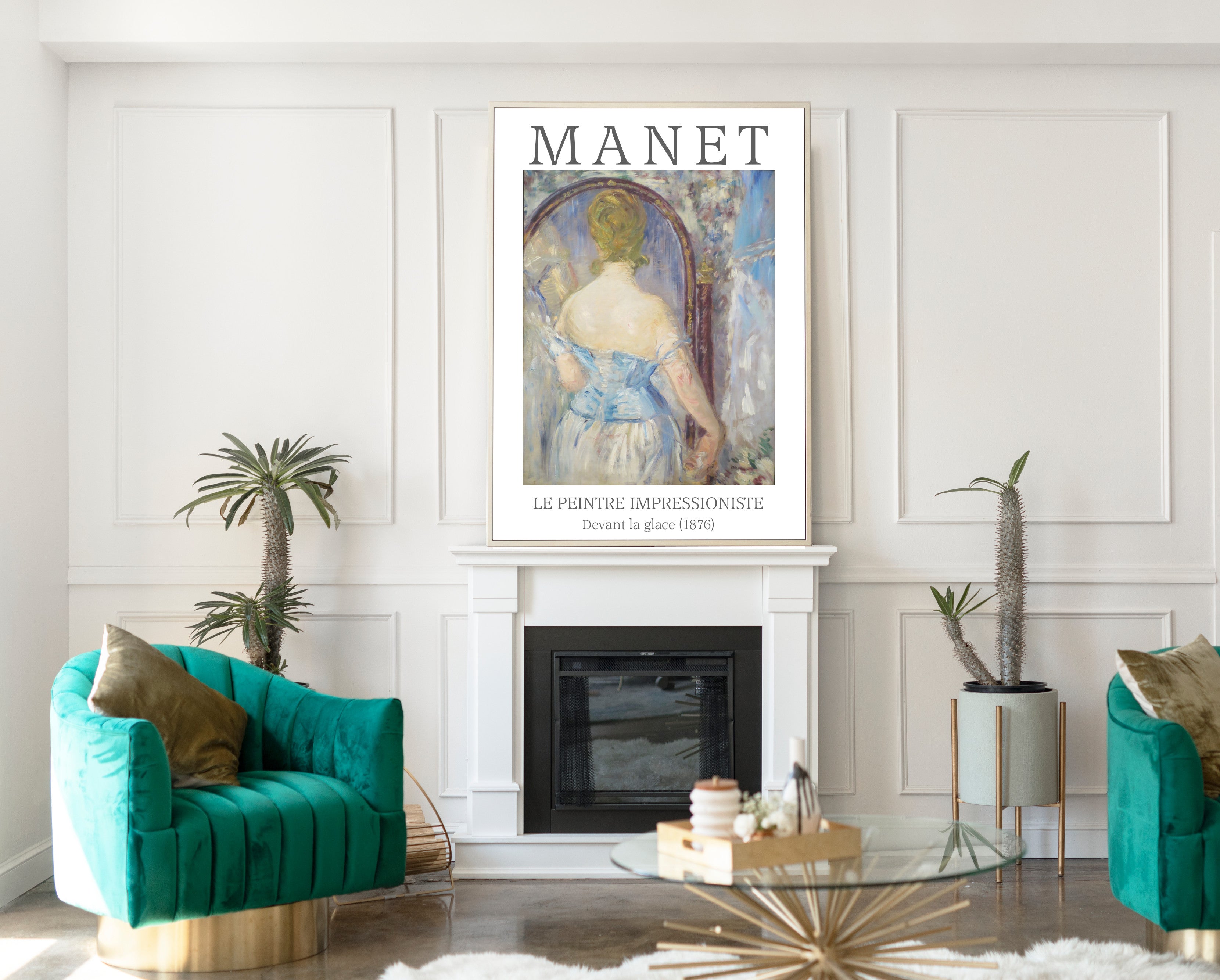 Édouard Manet Exhibition Poster, Before the Mirror