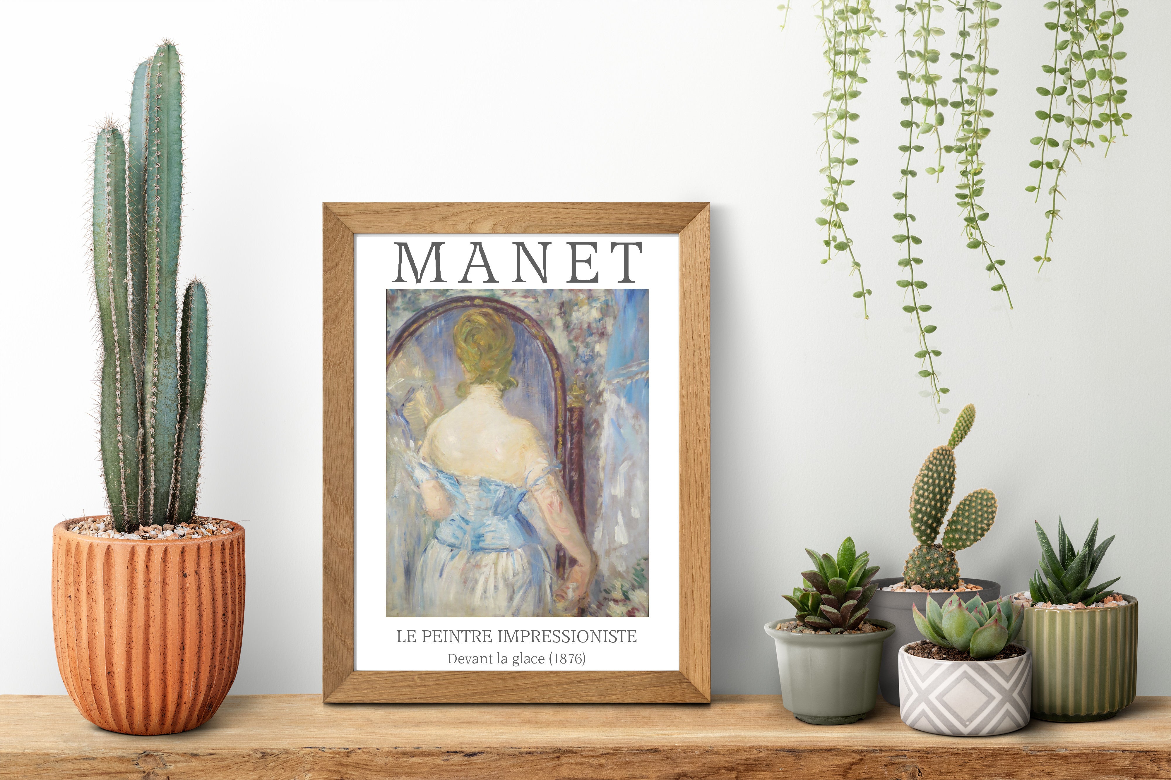 Édouard Manet Exhibition Poster, Before the Mirror