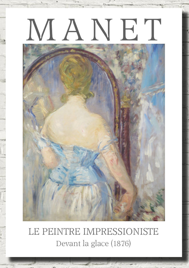 Édouard Manet Exhibition Poster, Before the Mirror
