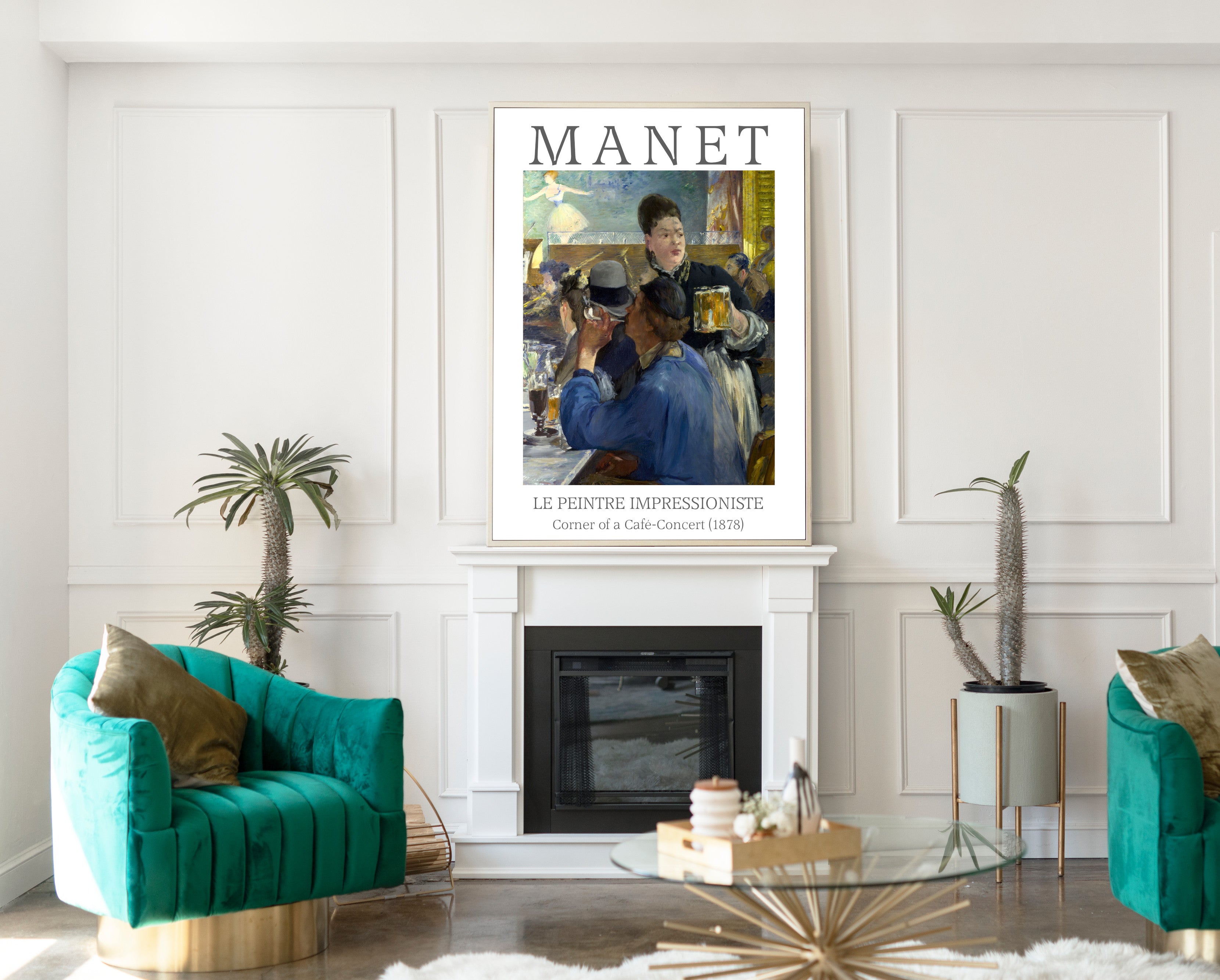 Édouard Manet Exhibition Poster, Corner of Cafe Concert