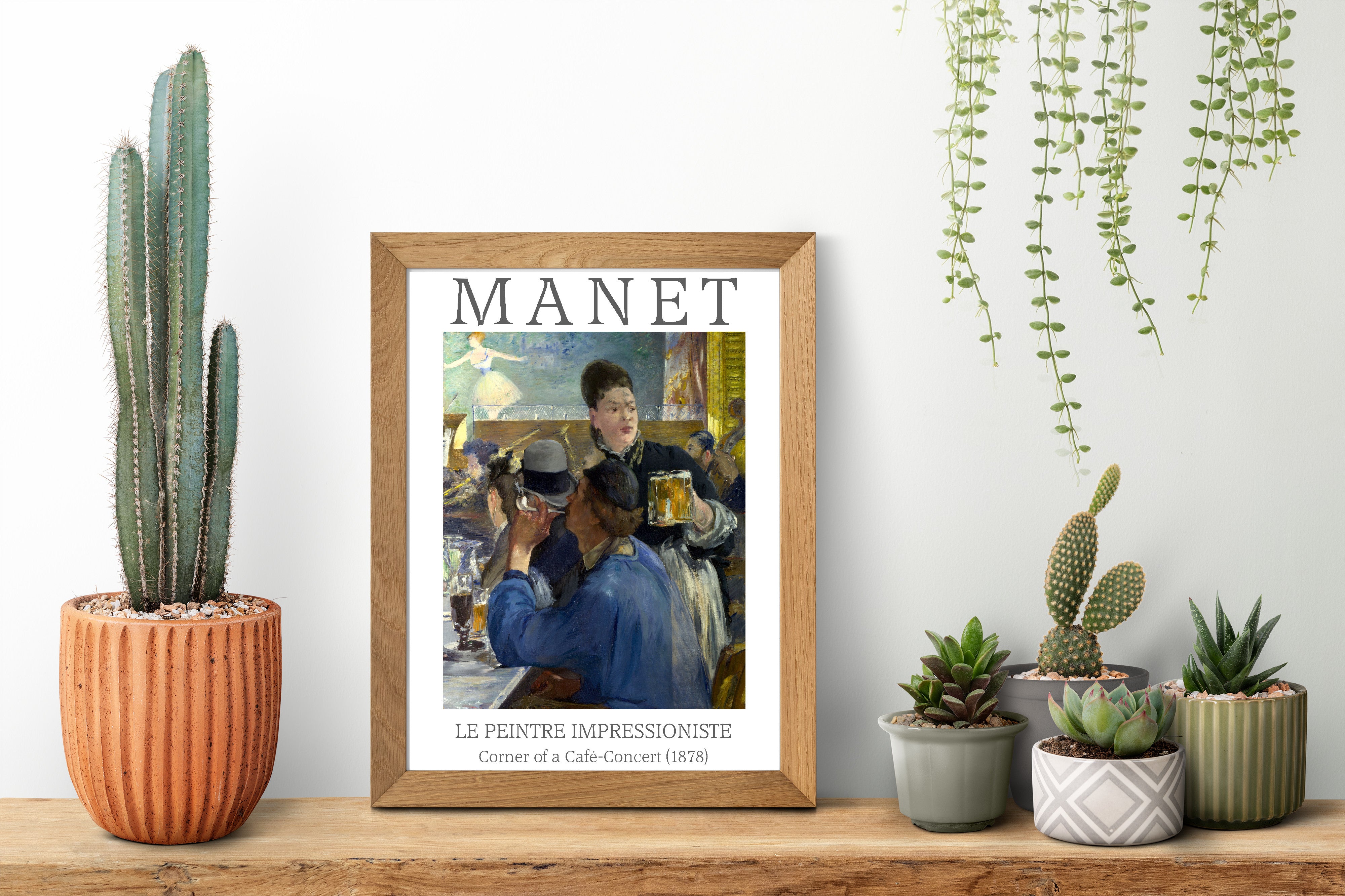 Édouard Manet Exhibition Poster, Corner of Cafe Concert