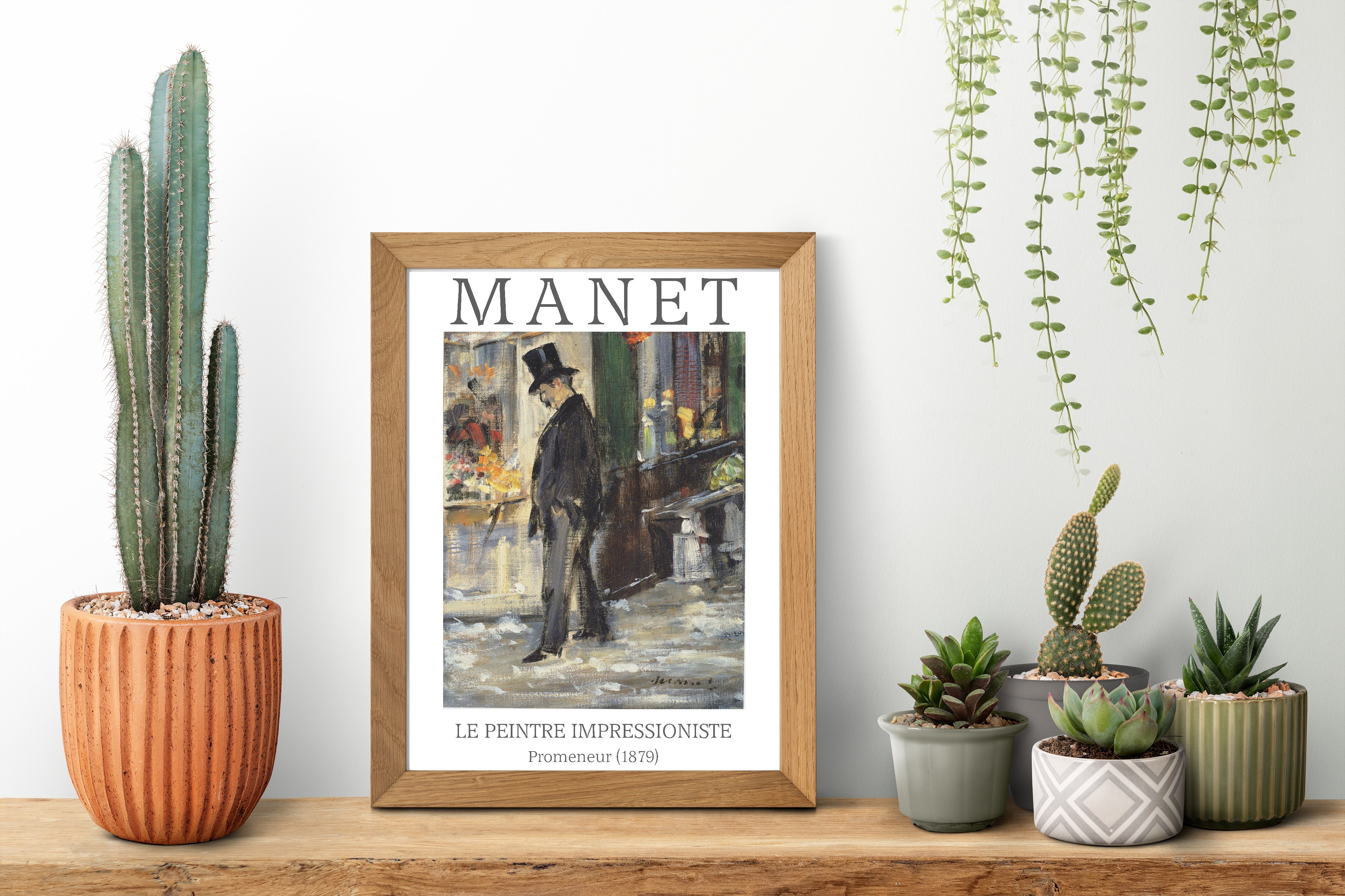 Édouard Manet Exhibition Poster, Promeneur