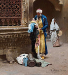 Raphael von Ambros Fine Art Print : A Cairene Merchant