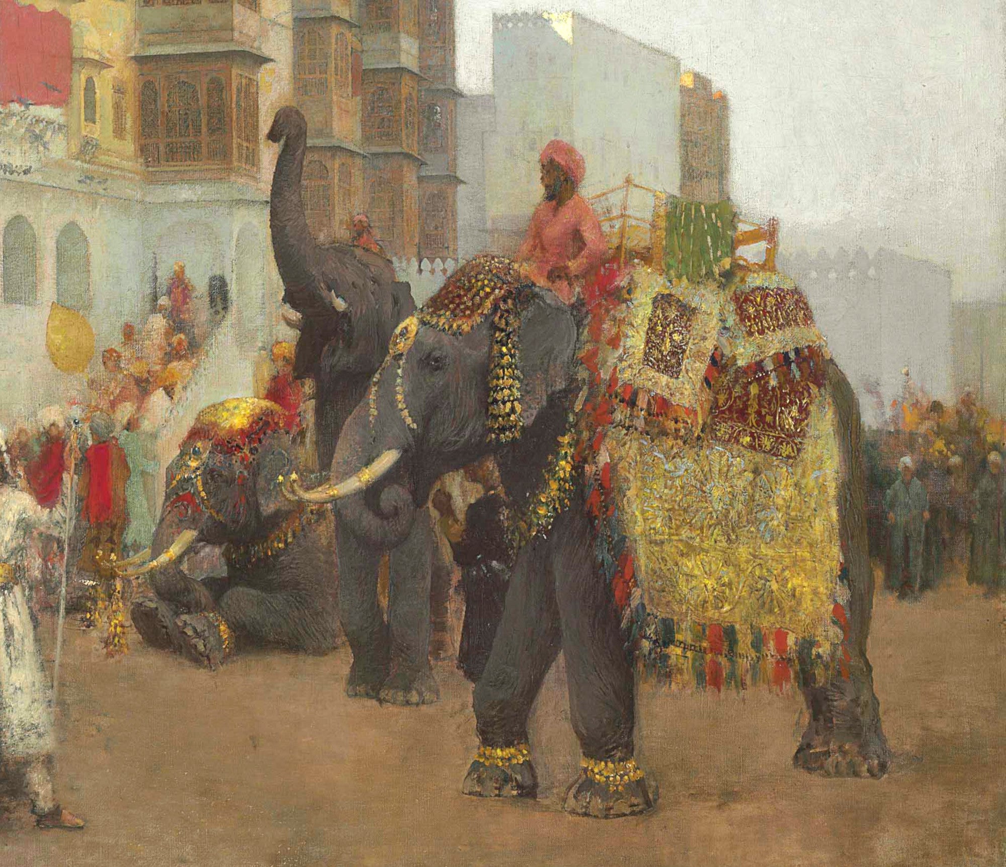 Edwin Lord Weeks Fine Art Print, A Fête Day at Bekanir - Beloochistan