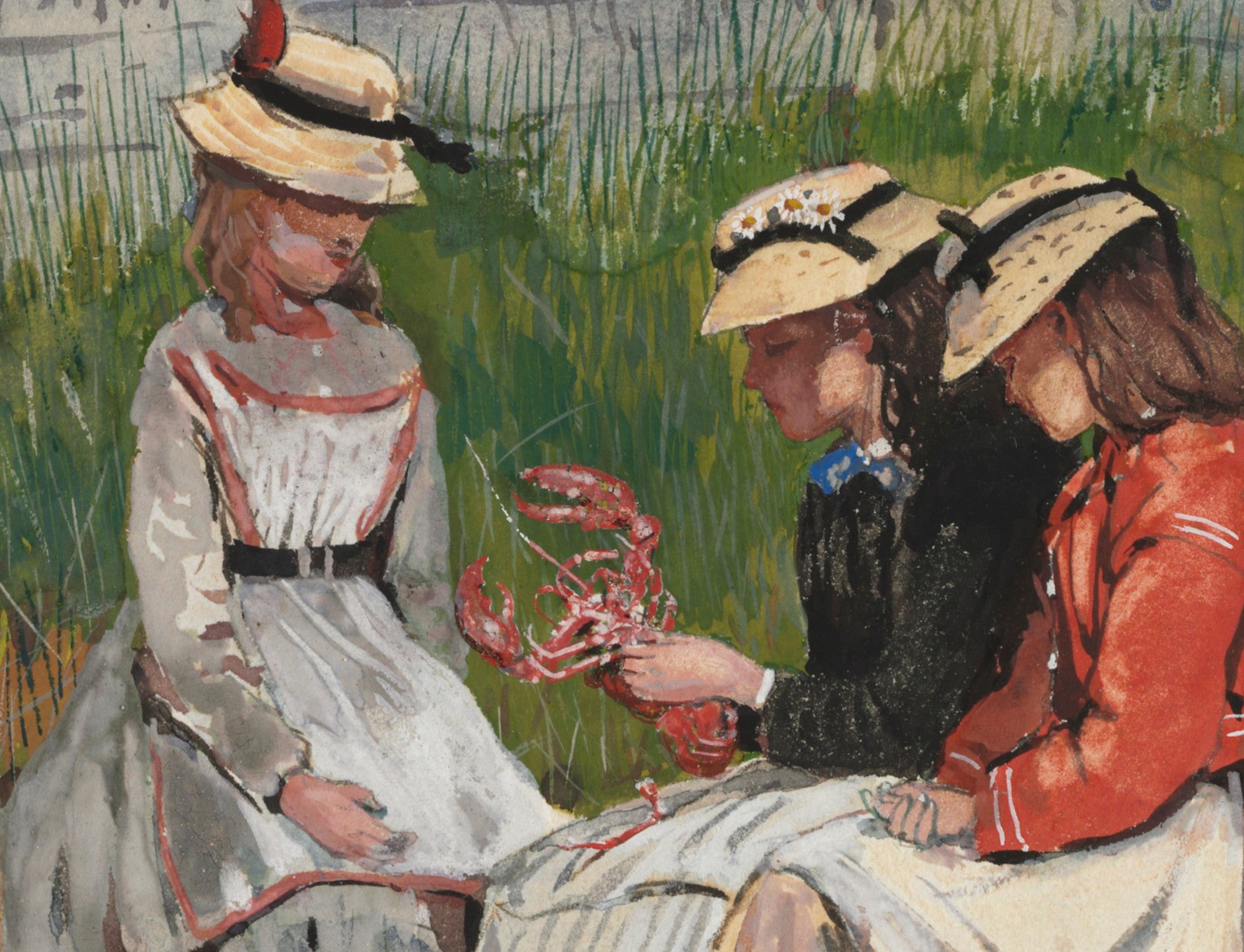 Winslow Homer Fine Art Print :  A Fisherman's Daughter