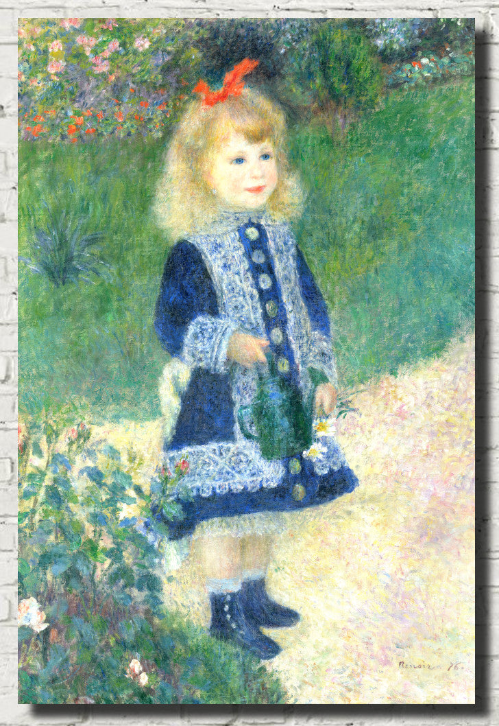 Renoir, Impressionist Fine Art Print, Girl With a Watering Can