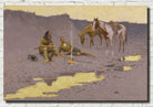 Frederic Remington Fine Art Print : A New Year on the Cimarron