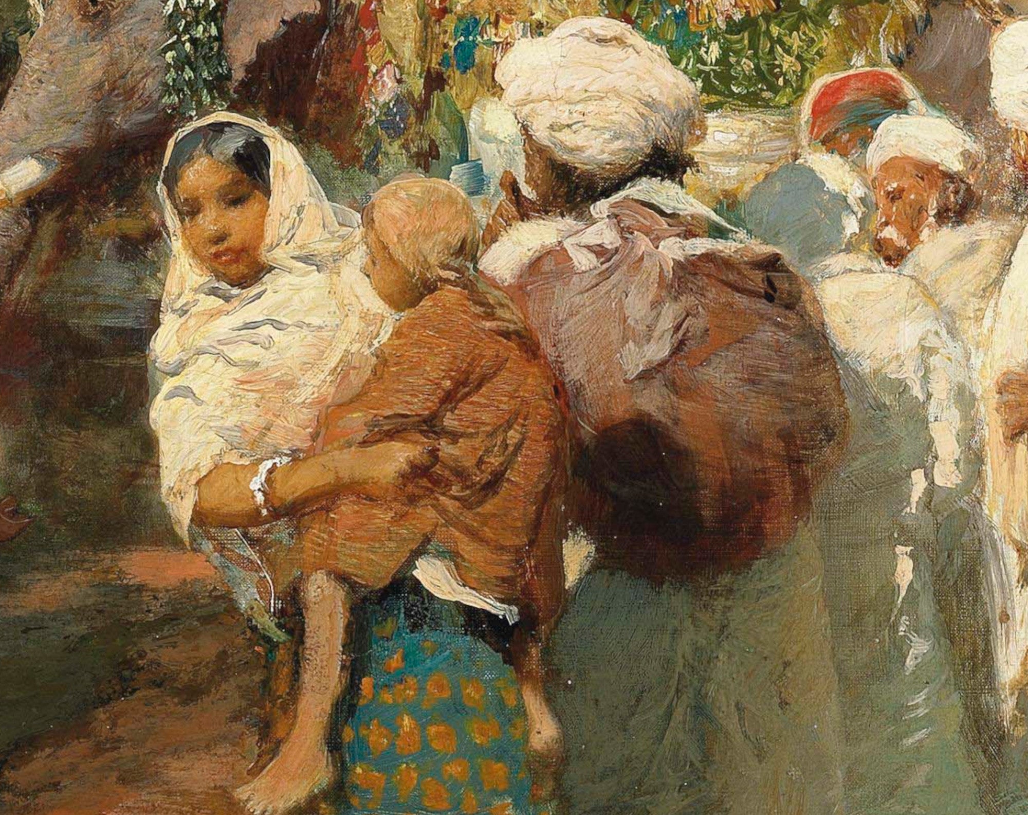 Edwin Lord Weeks Fine Art Print, A Street in Jodphur, India