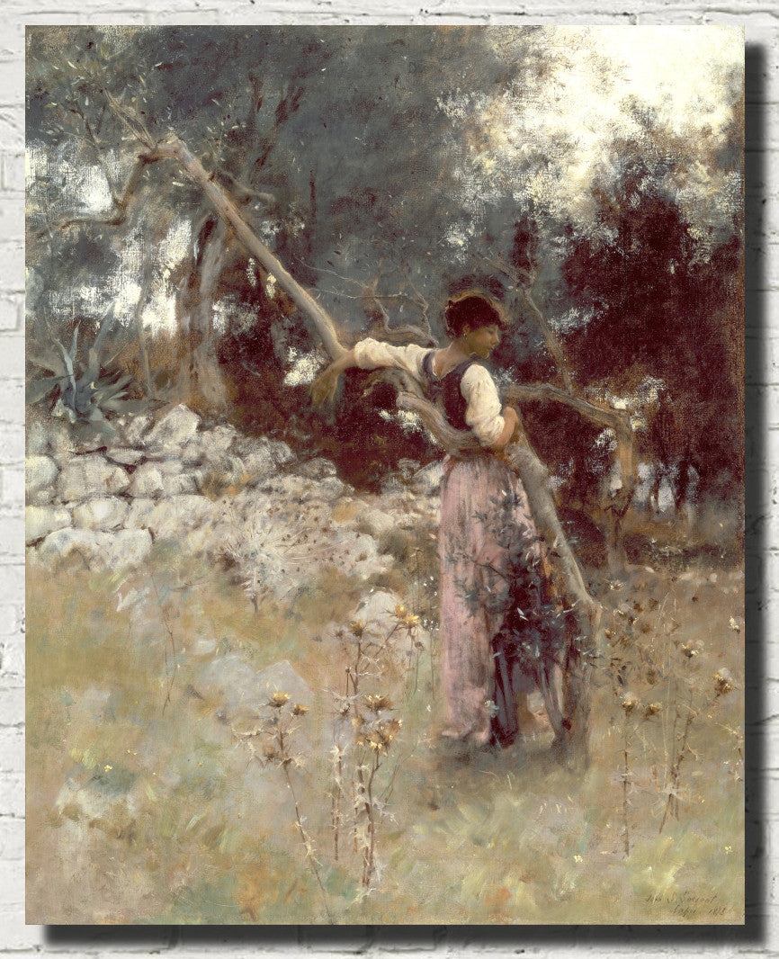 John Singer Sargent Fine Art Print, A Capriote