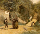 Jean-Baptiste-Camille Corot Fine Art Print, A Road at Ville d'Avray