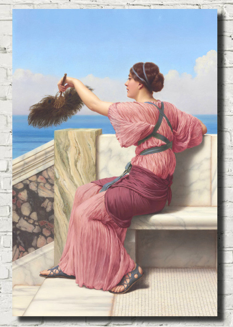 John William Godward Fine Art Print : A Signal