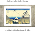 36 Views of Mount Fuji, Mitsui Shop, Edo, Katsushika Hokusai, Japanese Print