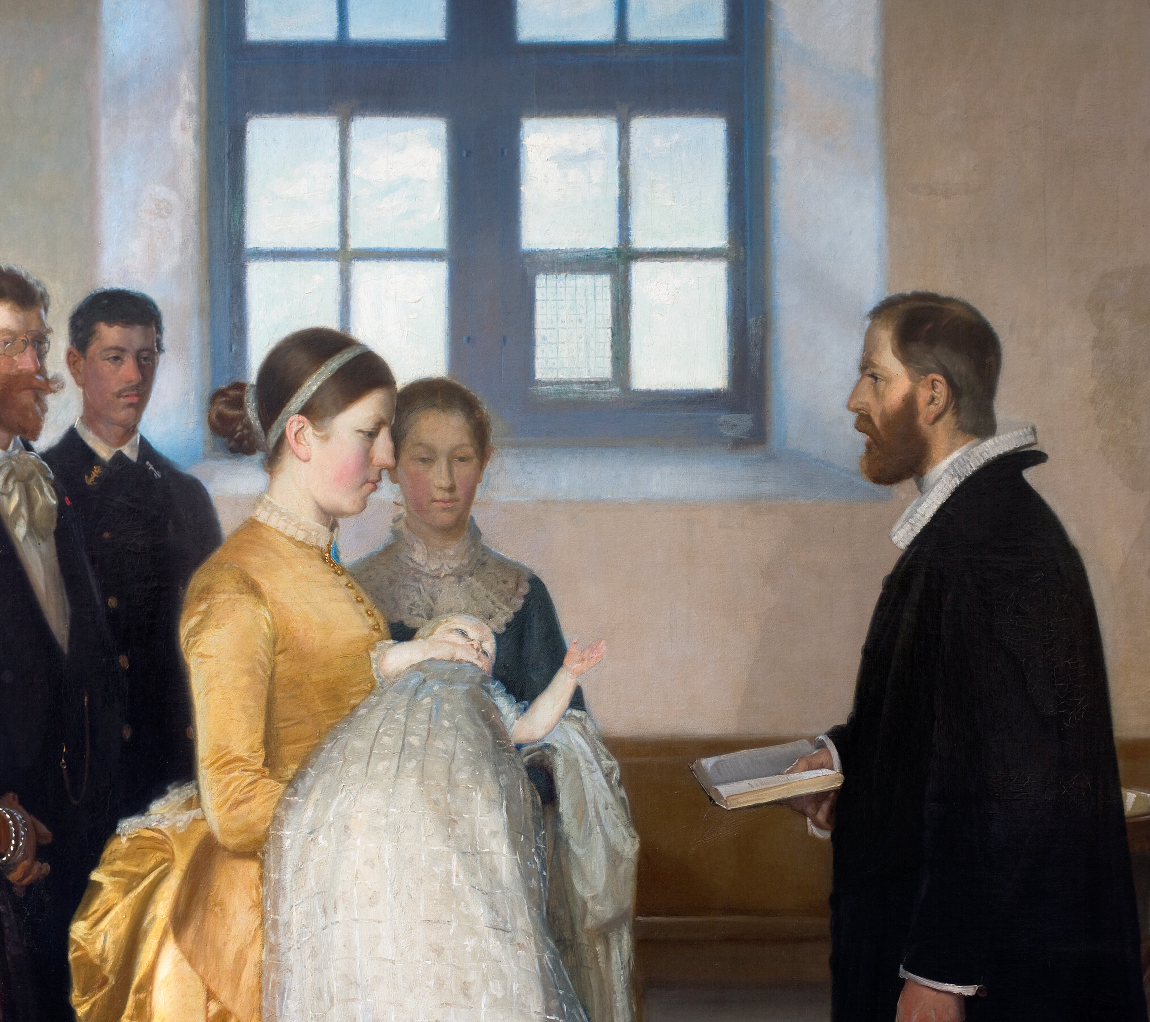 Michael Ancher Fine Art Print, A Baptism