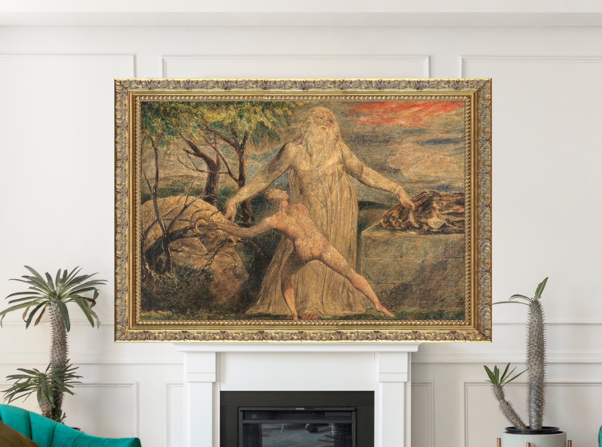 William Blake, Abraham and Isaac