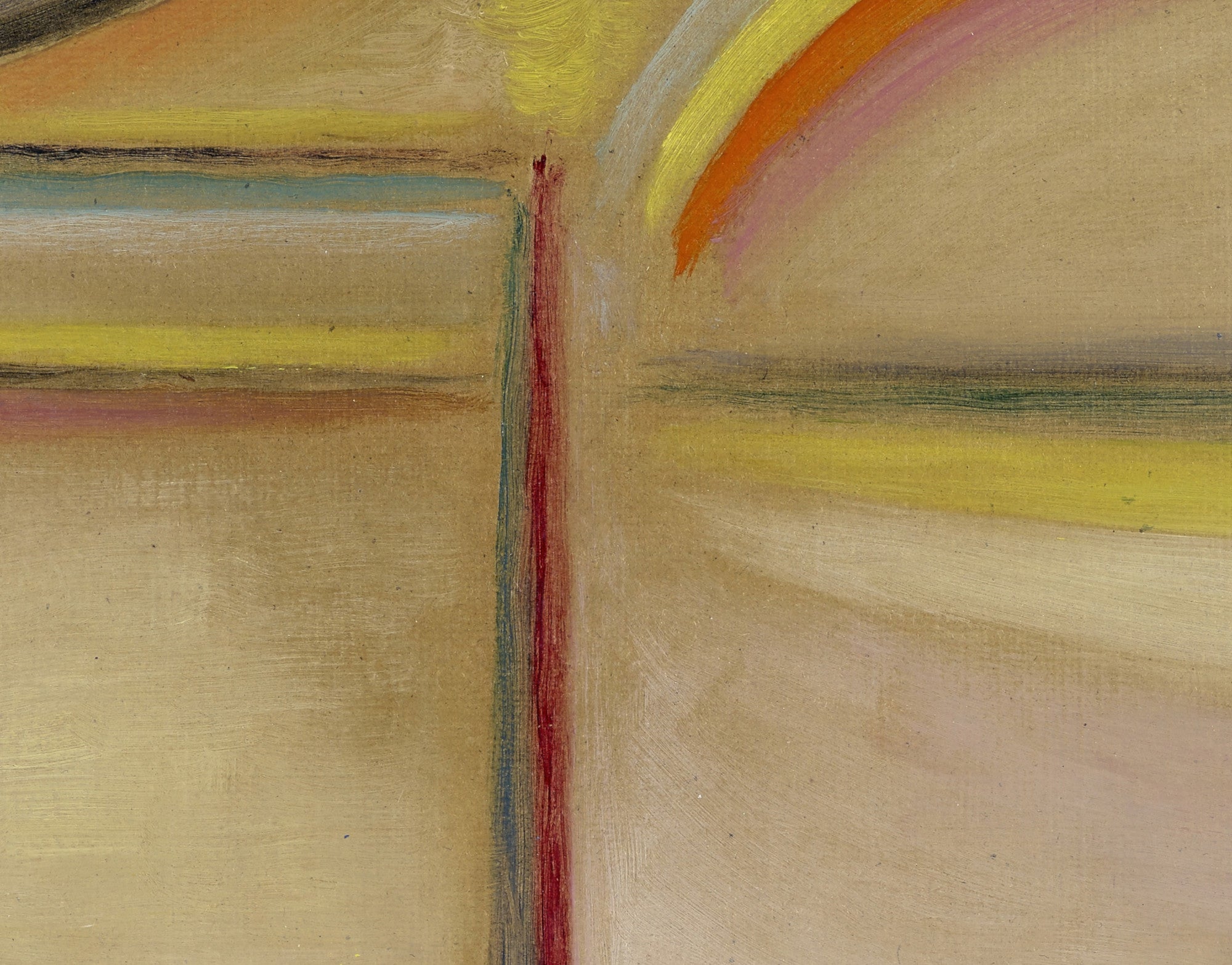 Alexej von Jawlensky Fine Art Print, Abstract Head, Gold and Pink