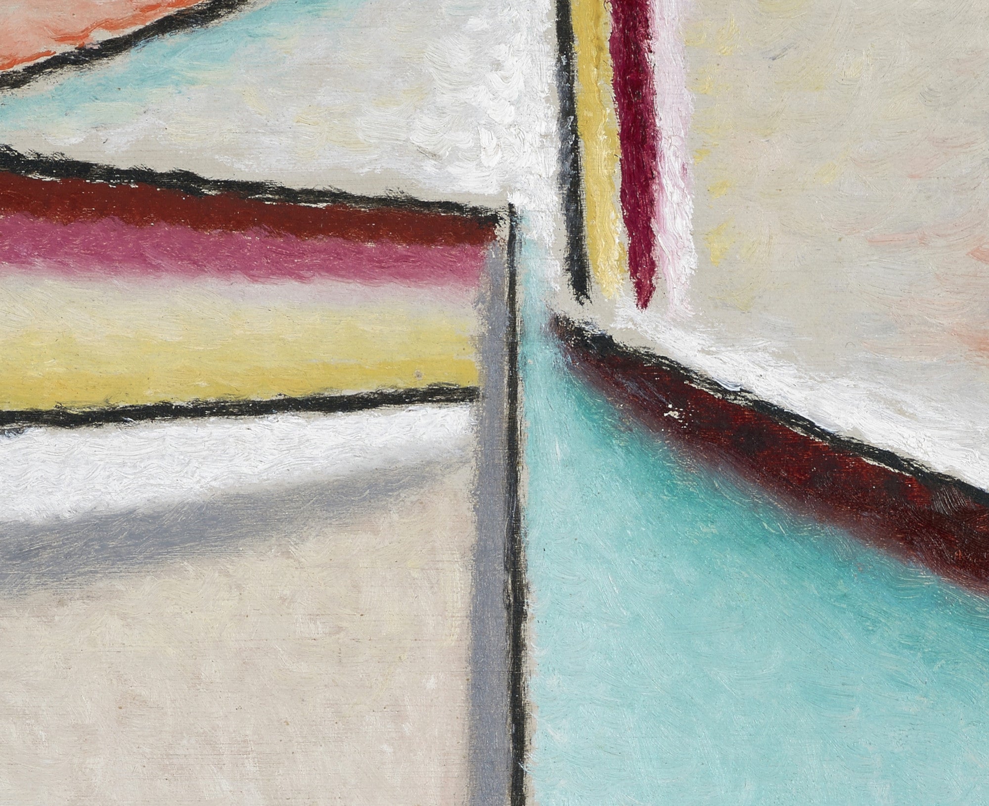 Alexej von Jawlensky Fine Art Print, Abstract Head, Pink-Light Blue