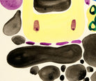 Abstraction Based on Flower Forms, V, David Kakabadzé Print
