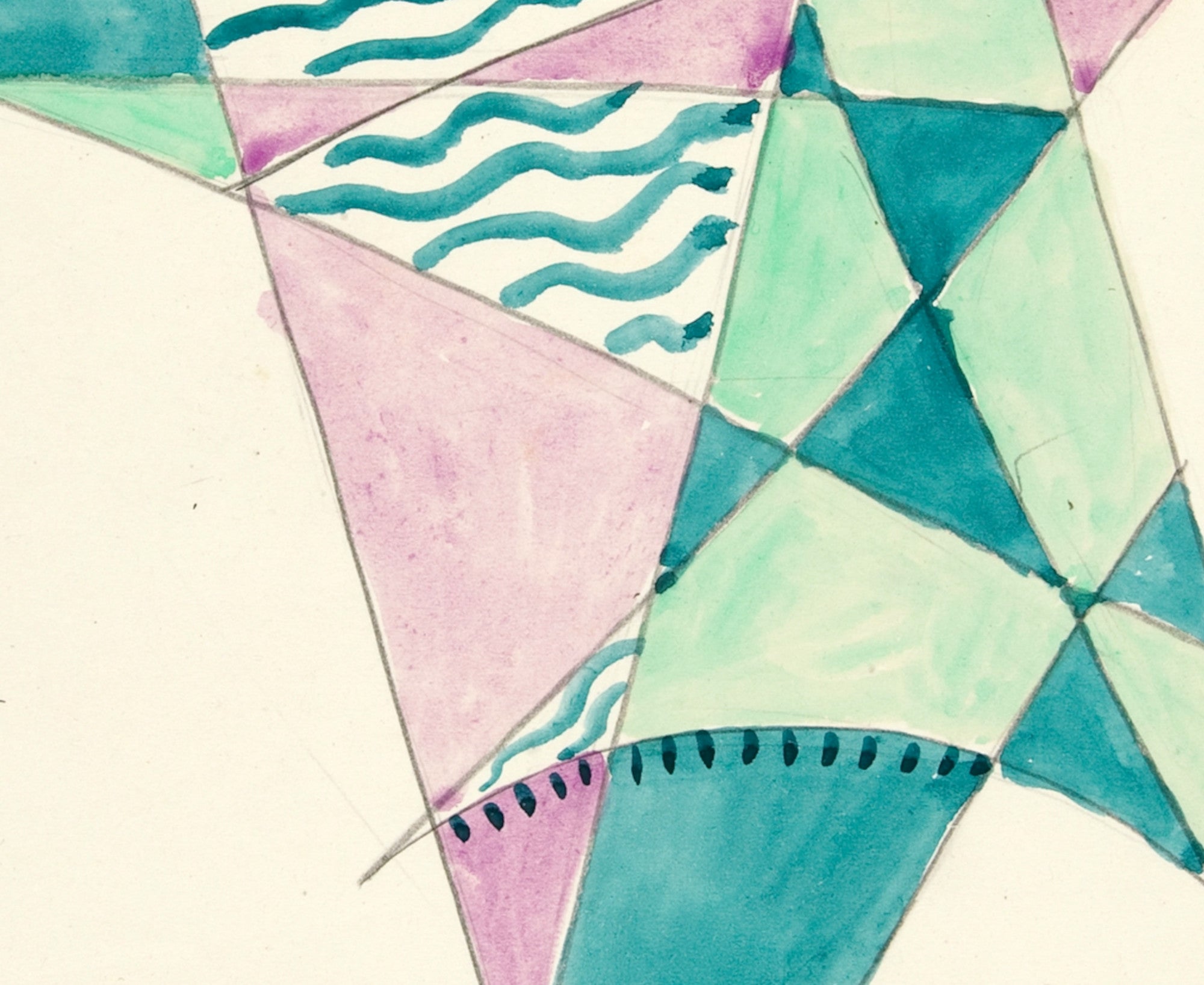 Abstraction Based on Sails VIII, David Kakabadzé Print