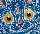 A cat in gothic style, Louis Wain Fine Art Print