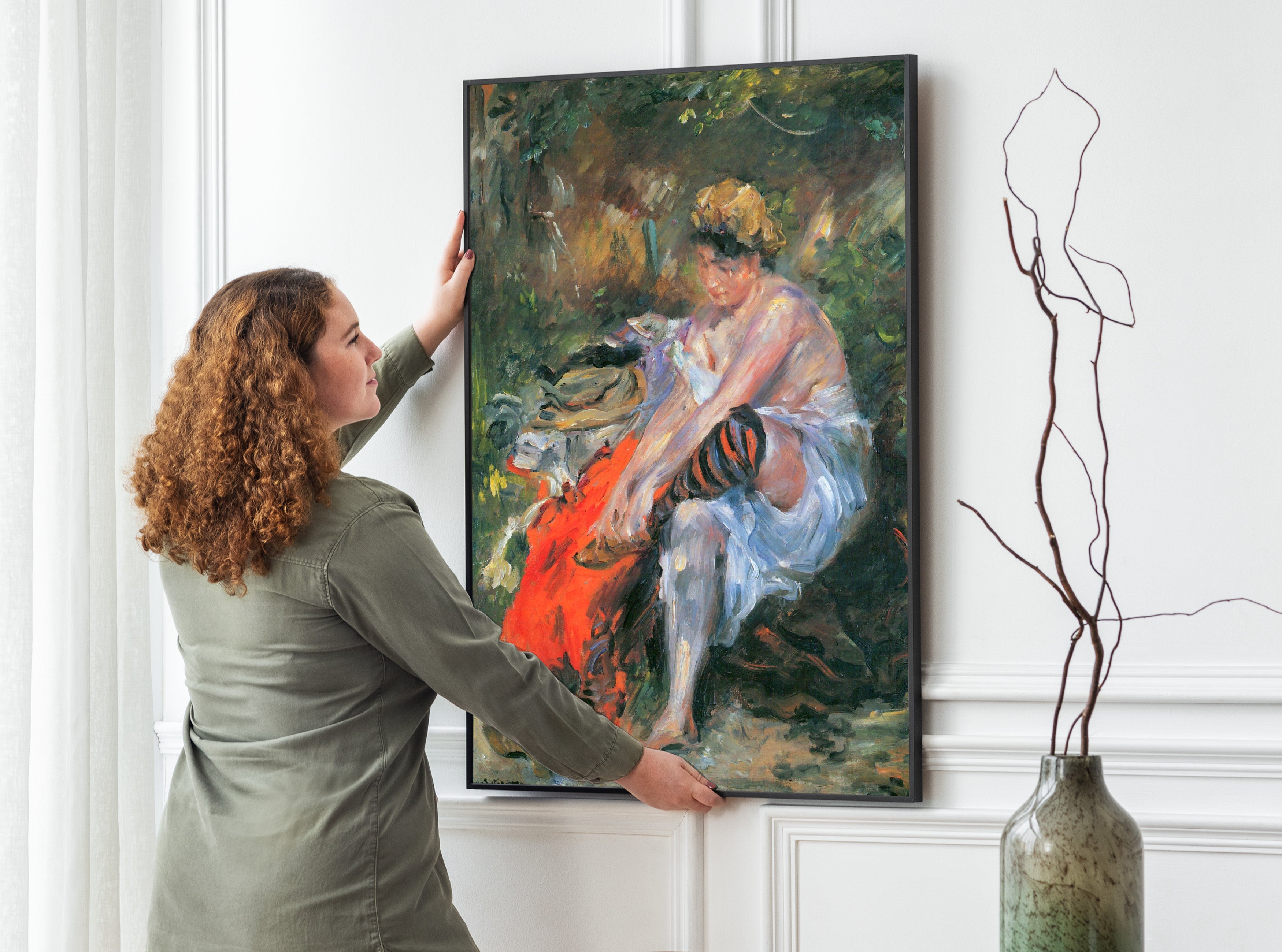 After the Bath, Lovis Corinth Fine Art Print