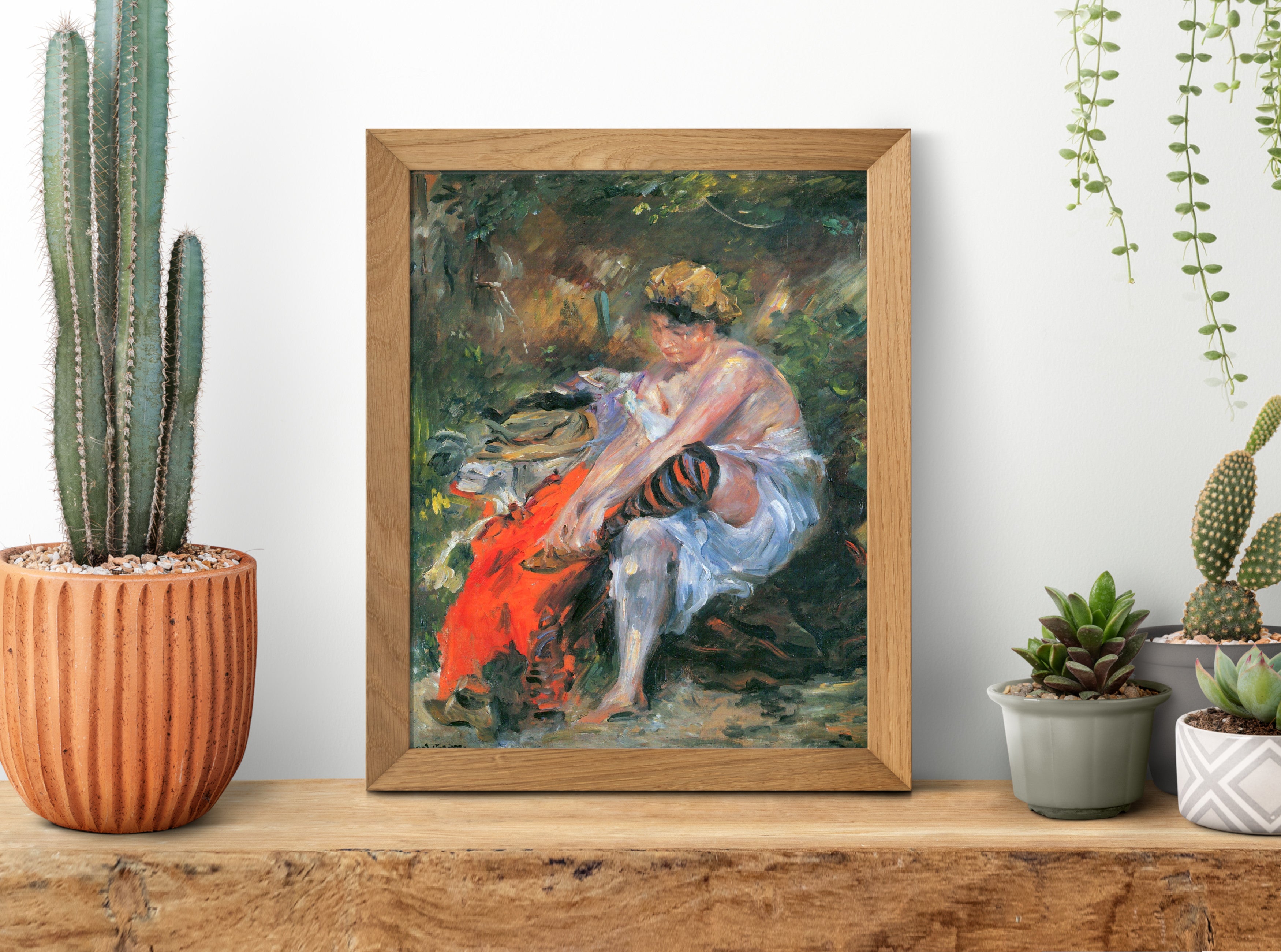 After the Bath, Lovis Corinth Fine Art Print