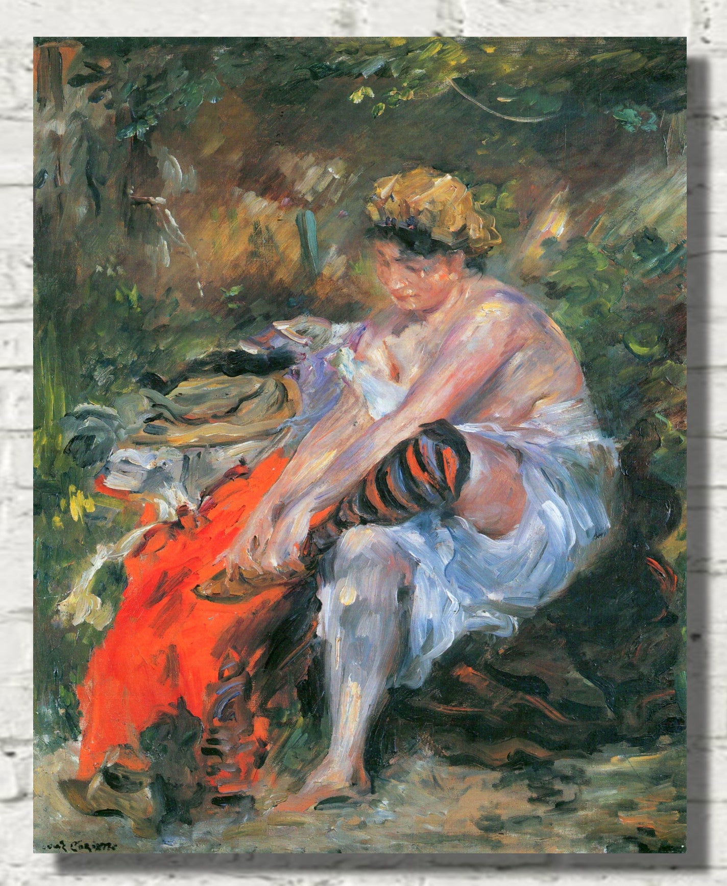 After the Bath, Lovis Corinth Fine Art Print