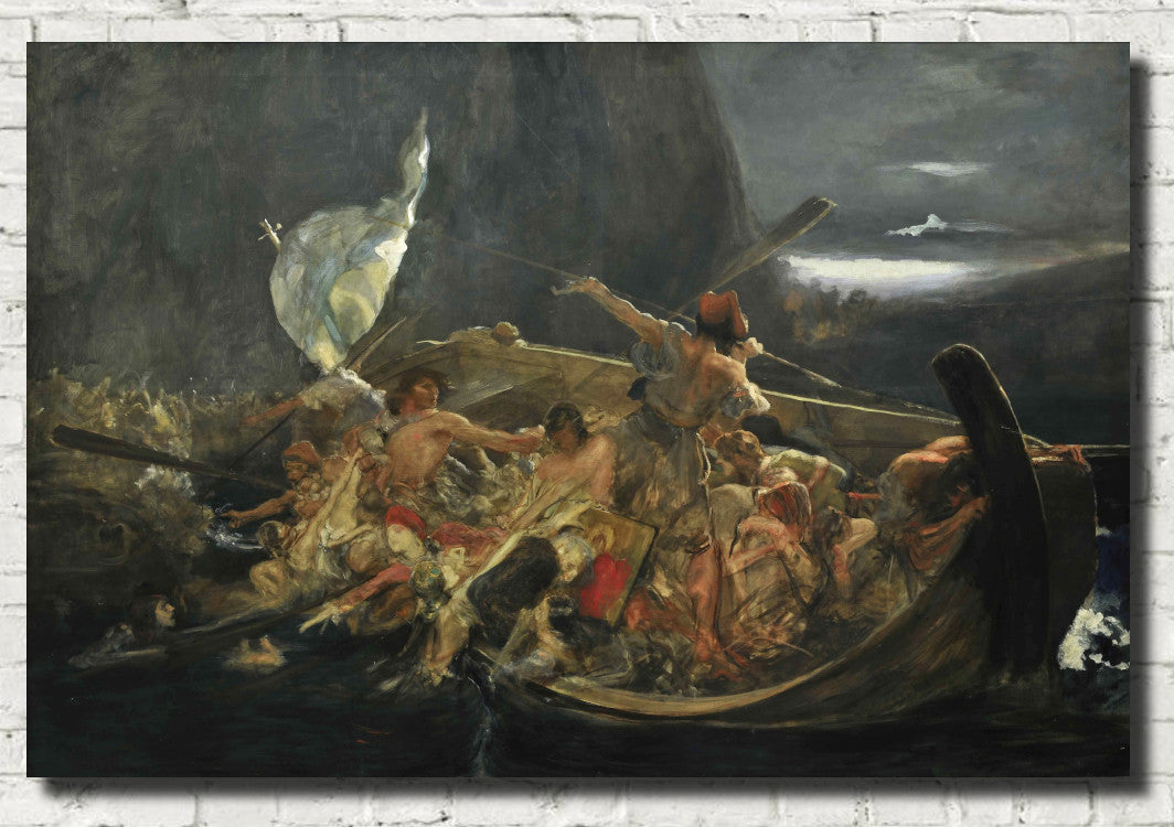Nikolaos Gyzis Fine Art Print, After the Destruction of Psara