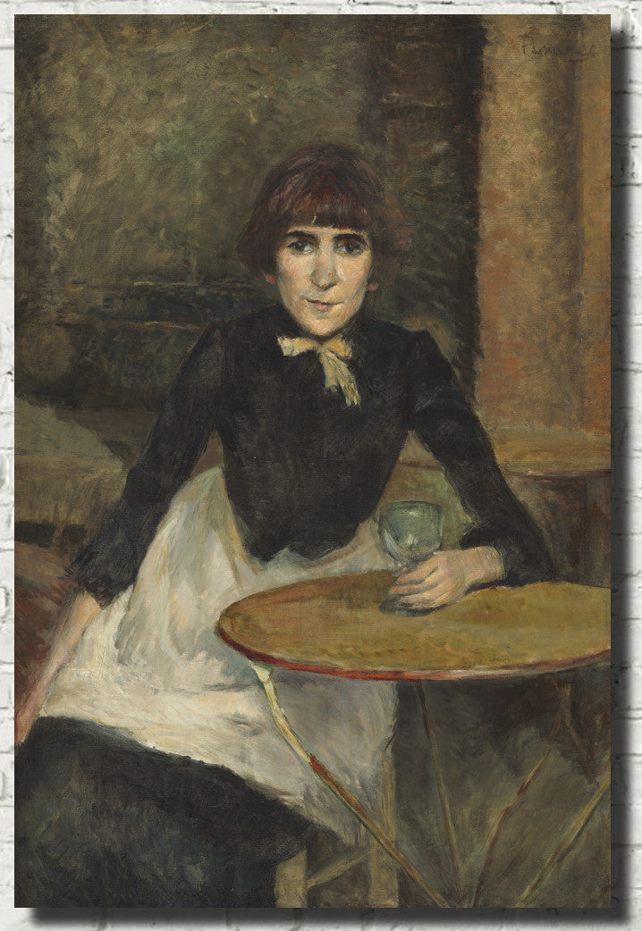 Henri de Toulouse-Lautrec Fine Art Print, A la Bastille (Jeanne Wenz)