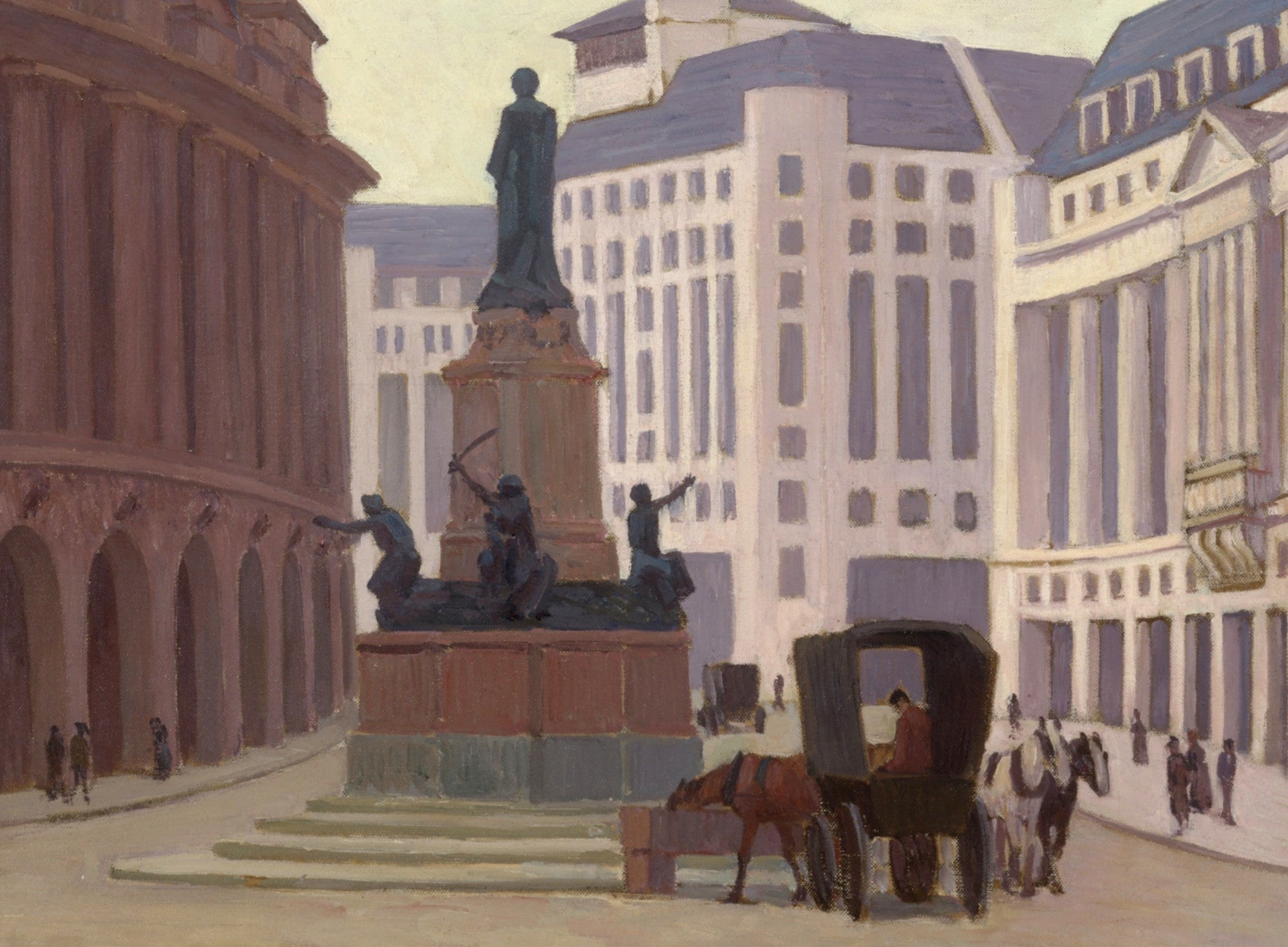 Aldwych, London, Robert Polhill Bevan Fine Art Print