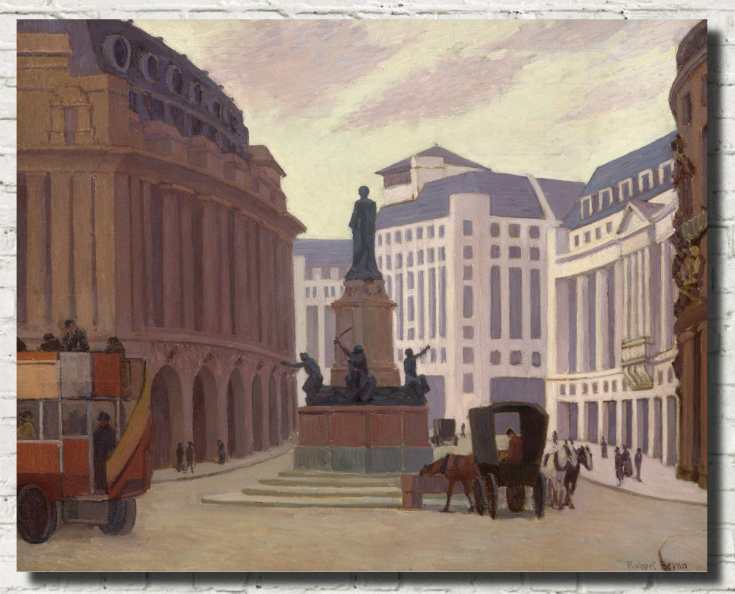 Aldwych, London, Robert Polhill Bevan Fine Art Print