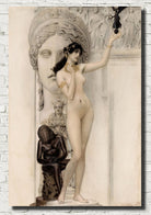 Gustav Klimt Fine Art Print, Allegory of Sculpture