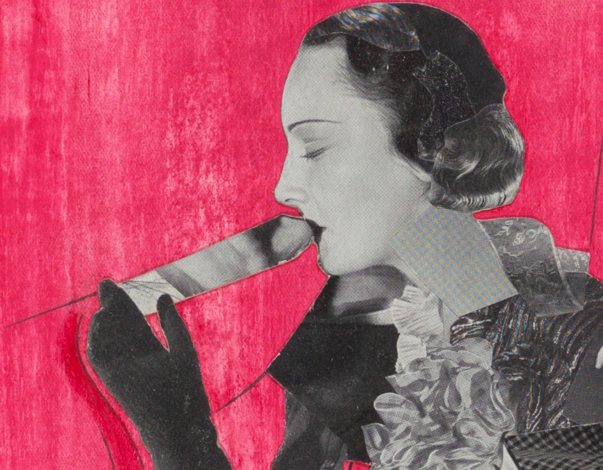 Alone, Karl Wiener Photomontage Print