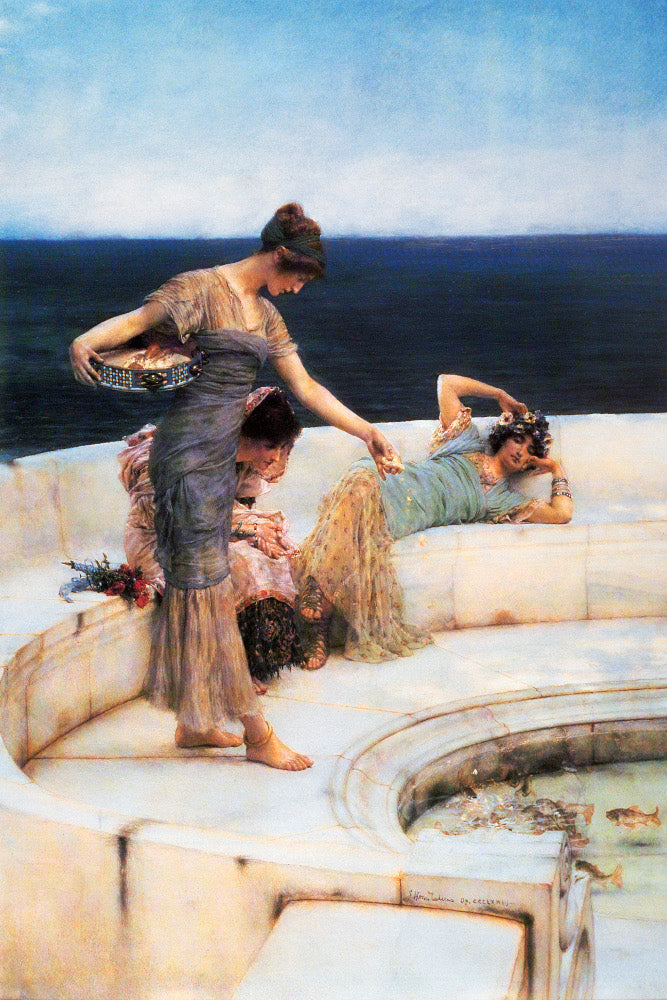 Lawrence Alma-Tadema Romanticism Fine Art Print : Silver Favourites
